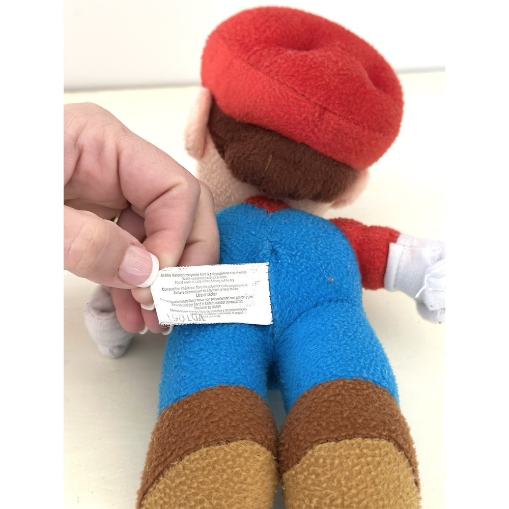 2010 Nintendo Super Mario Bros 10" Plush Toy Doll Red‎ Video Game Stuffed - Picture 5 of 9